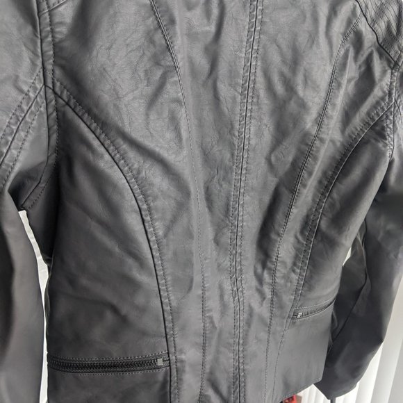 BLANKNYC faux leather jacket - Charcoal Grey NWOT - Picture 6 of 6